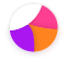 blanc-fushia-orange-violet